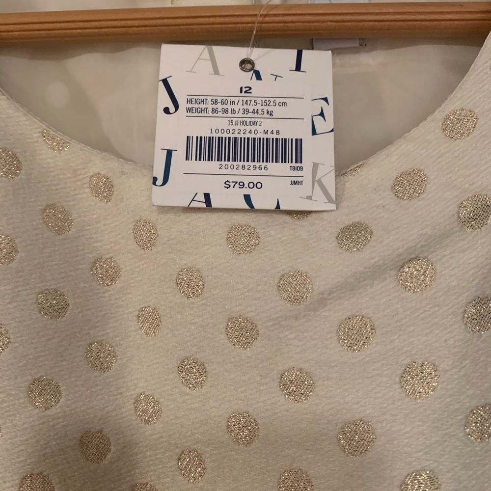 Janie and jack holiday dress girls size 12